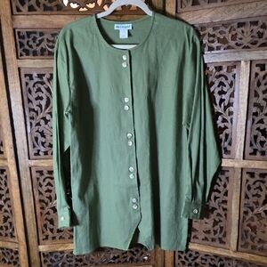 Willow Ridge Olive Green Garment Tunic